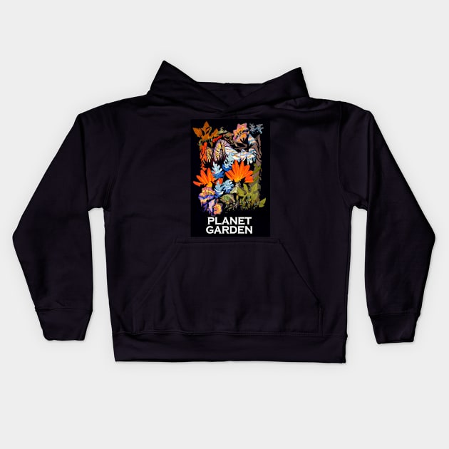 Planet Garden Kids Hoodie by Madelinn